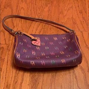 Purple barrel purse